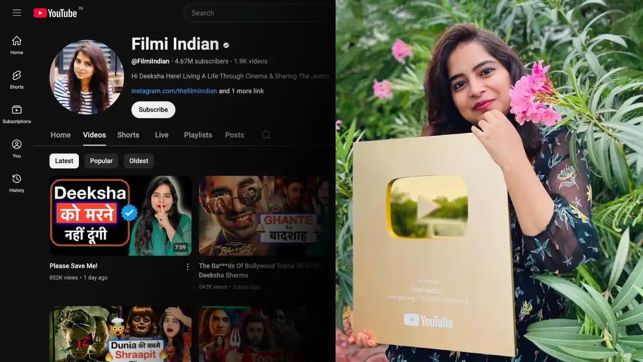 Filmi Indian YouTube Channel Copyright from Bollywood