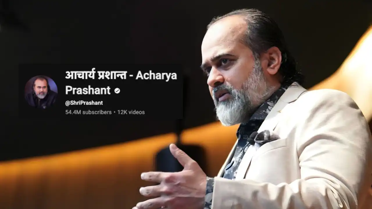 Acharya Prashant YouTube channel with most subscribers