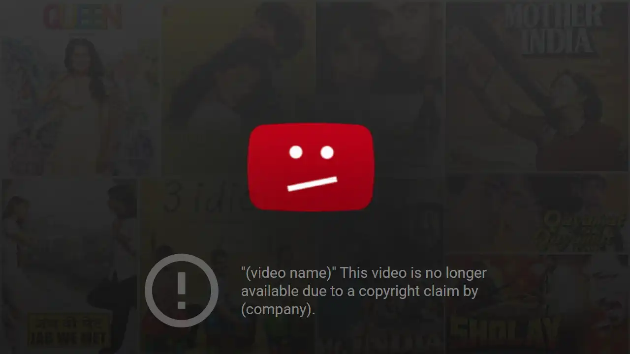 Movie Review YouTube Channel Copyright Strikes