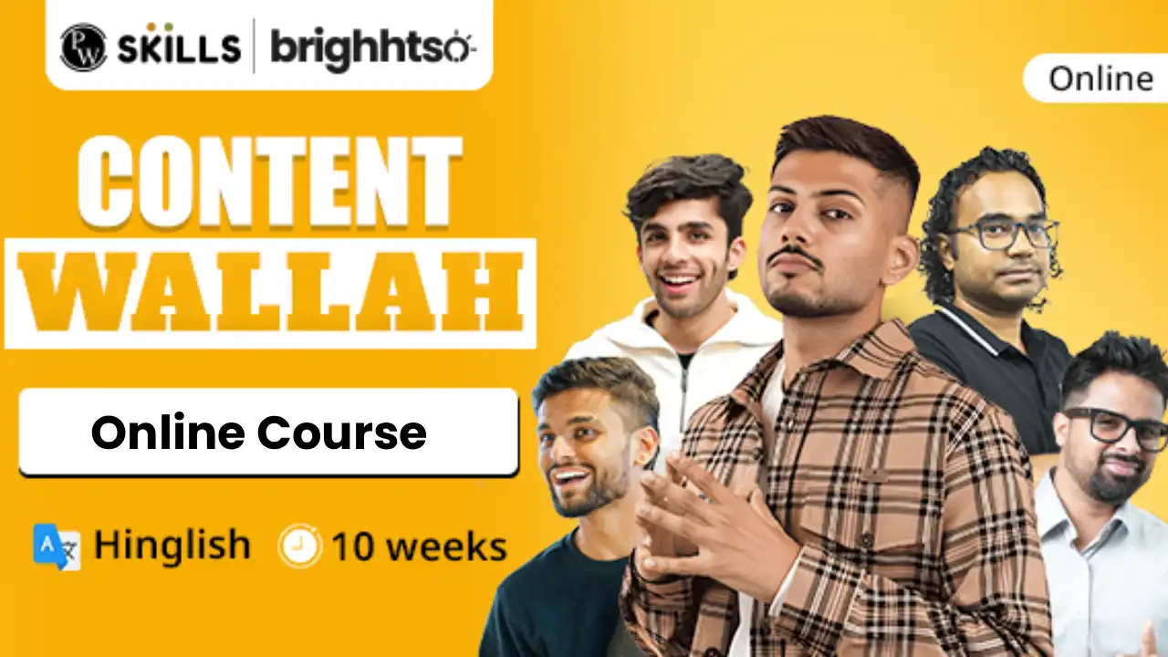 Physics Wallah Tech Burner Content Creation Course