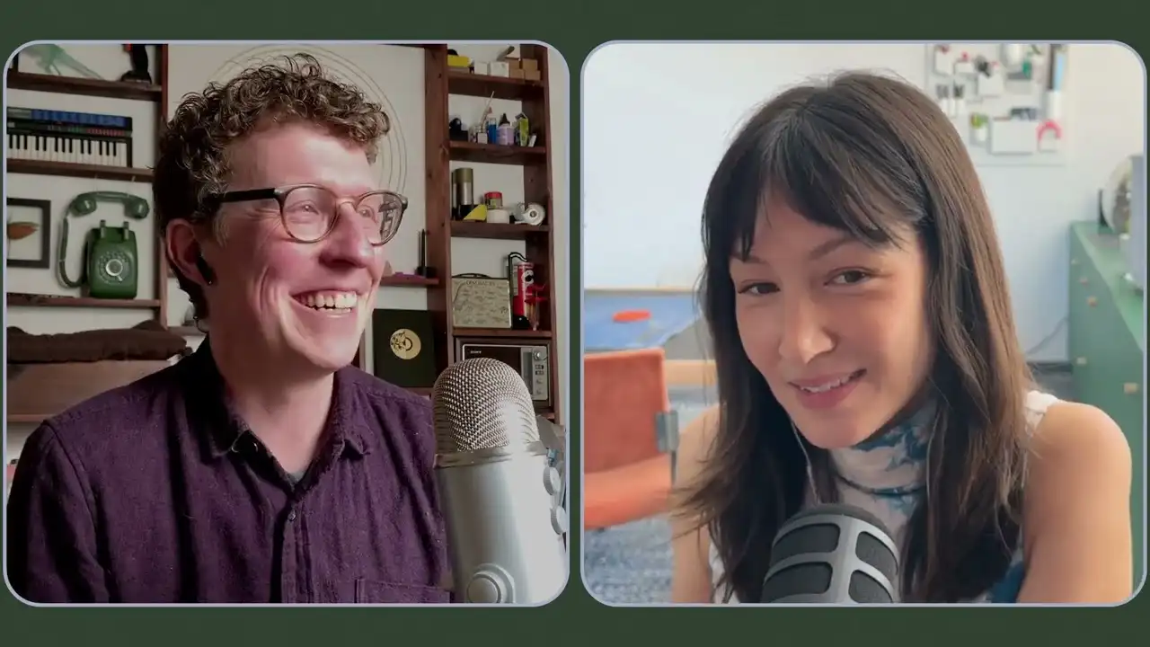 Howtown YouTubers Adam Cole and Joss Fong