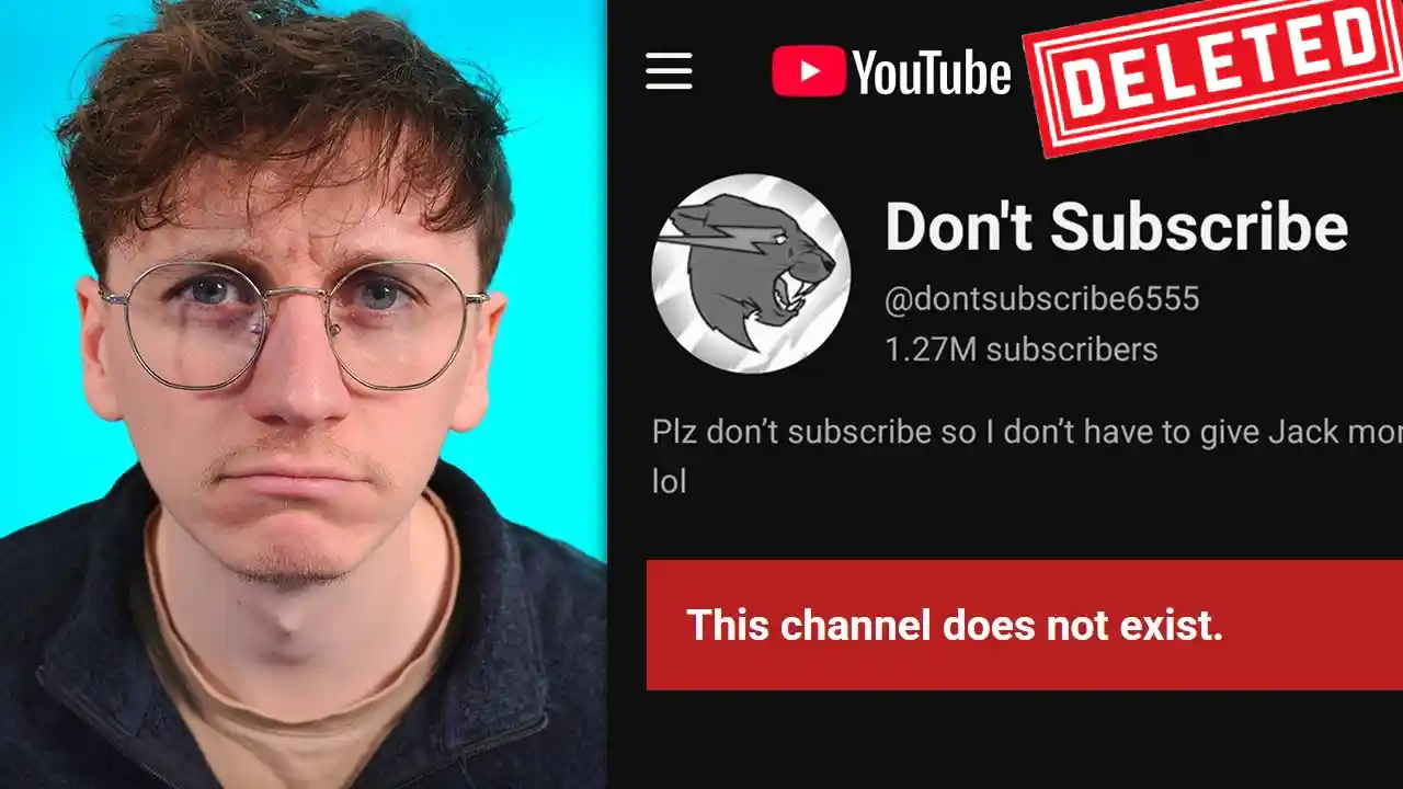 YouTube Deletes MrBeast-Linked Channel 'Don't Subscribe' With 1.27 Million Subs
