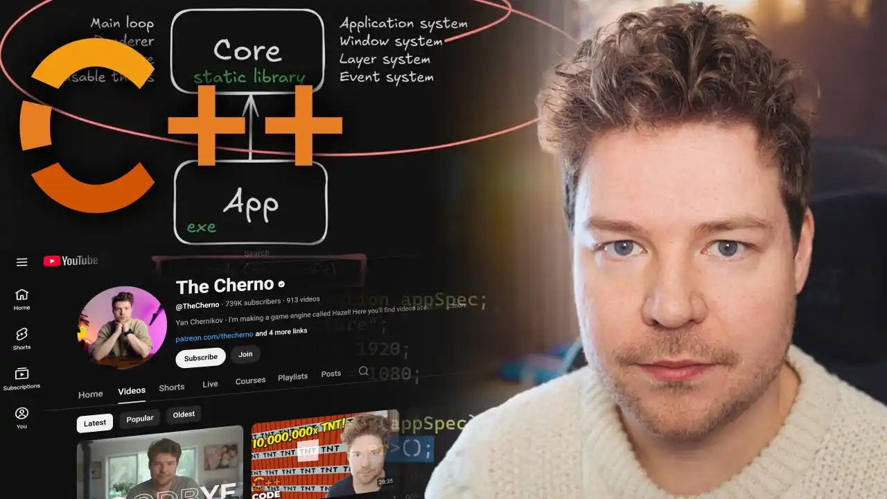 The Cherno Steps Down from Full-Time YouTube to Lead Robotics Startup