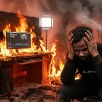 Struggling creator Vidhayak Prajapati burns down home studio in Garhwa out of frustration