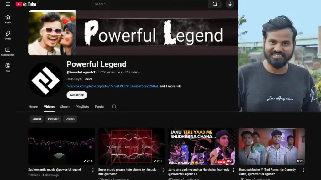 YouTuber Vidhayak Prajapati Powerful Legend