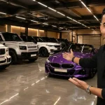 Trading creator Dinesh Kirola shows off luxury garage featuring G-Wagon and Range Rover