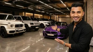 Trading creator Dinesh Kirola shows off luxury garage featuring G-Wagon and Range Rover