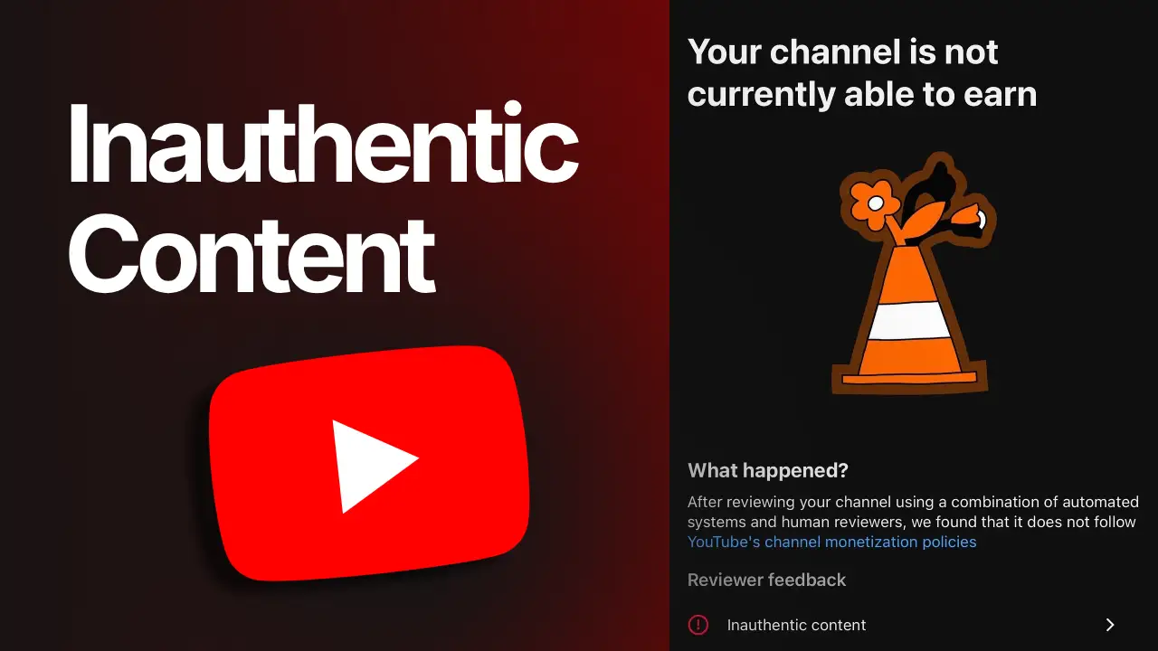 YouTube Inauthentic Content Policy policy targets low effort and repetitive videos