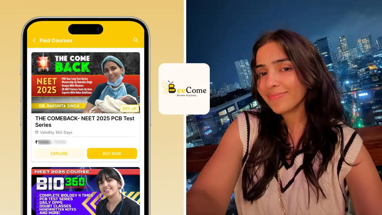 Dr. Rakshita Singh launches new startup platform beeCome to change NEET preparation
